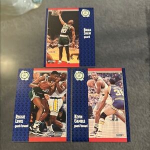 Boston Celtics Basketball Trading Cards 1991